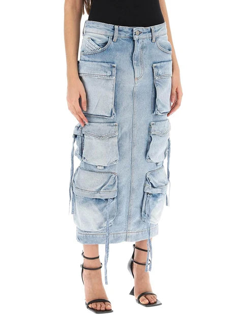 ChicCargo- High-Waist Denim Skirt